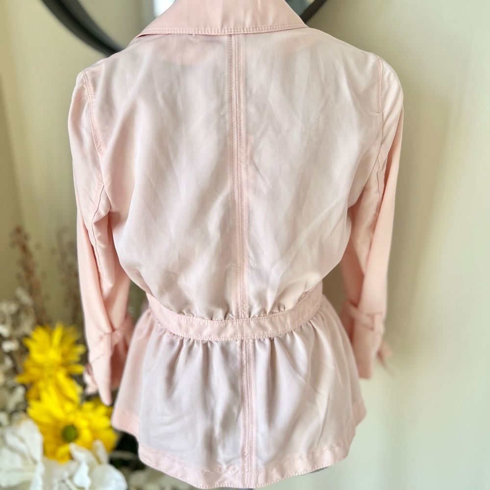 NWT Banana Republic Pink Belted Jacket. Size S - Picture 4 of 5